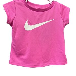 Nike Pink Baby Girls Dri-Fit Tee